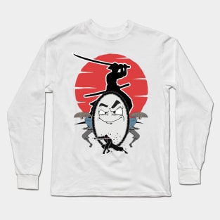 Master Of Samurai Anime Logo Long Sleeve T-Shirt